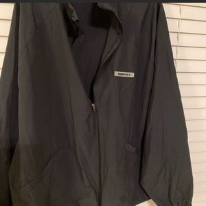 Essentials fear of God half zip track jacket